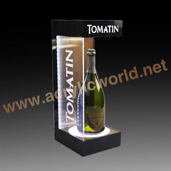 china supplier acrylic single bottle wine stand